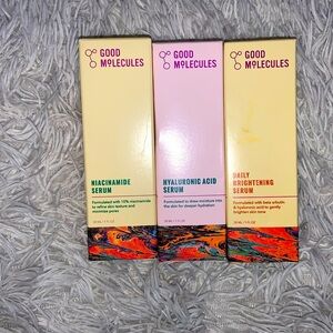 Good Molecules Skincare Niacinamide, Hyaluronic Acid & Daily Brightening Serums